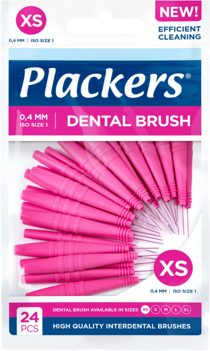 Plackers Dental Brush XS 0,4 mm 24 st Plackers
