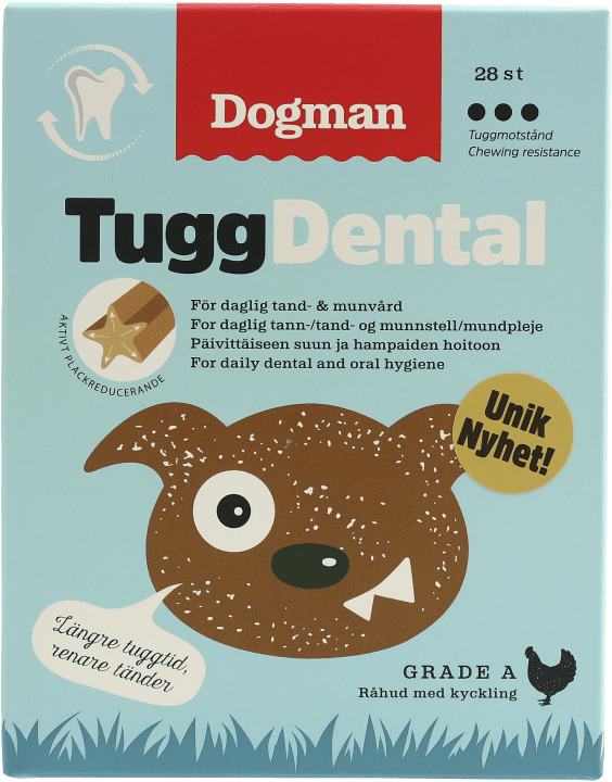 Dogman Tugg Dental med Kyckling 28-pack Dogman