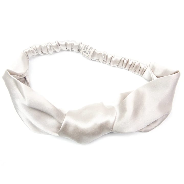Amelie Soie Classic Collection Silk Hairband Knot Light Grey Amelie Soie