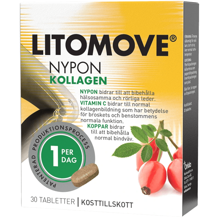 Litomove Nypon Kollagen 30 st Litomove
