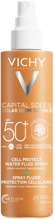 Vichy Capital Soleil Cell Protect Water Fluid Spray SPF50+ 200 ml Vichy