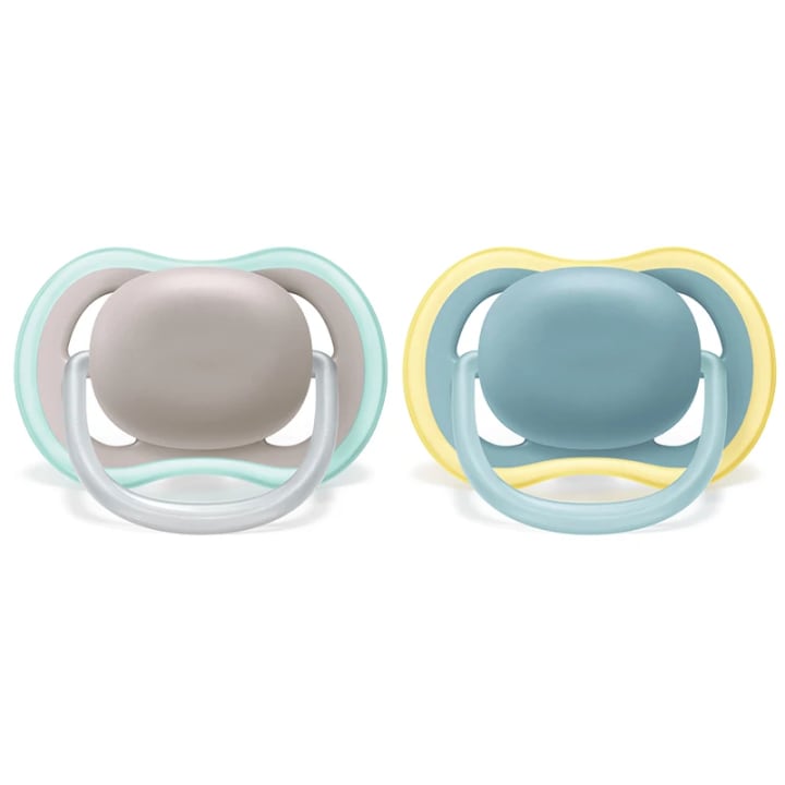 Philips Avent Ultra Air Napp 18 mån+ Grå/Teal 2-pack Philips Avent