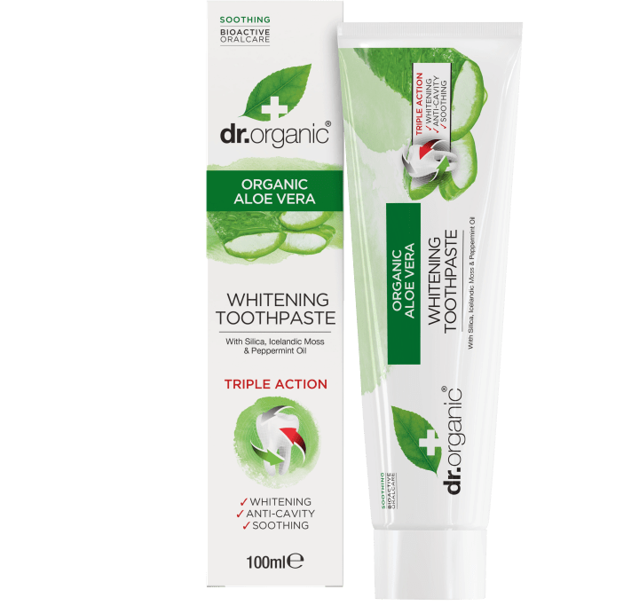 Dr. Organic Aloe Vera Tandkräm med fluor 100 ml Dr.Organic