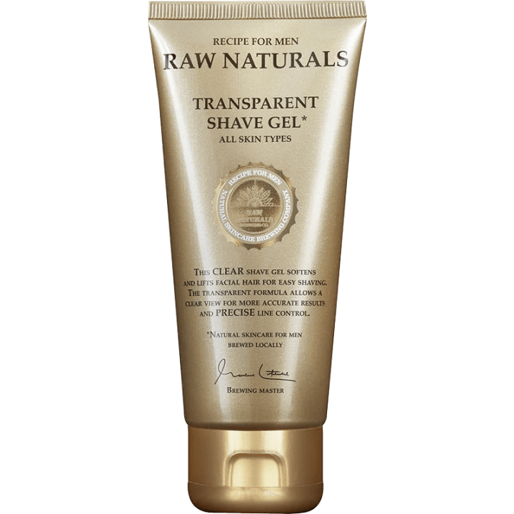 Raw Naturals Transparent Shave Gel 100 ml Raw Naturals