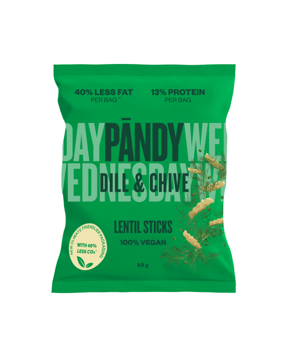Pändy Lentil Chips Dill & Chive 50 g Pändy