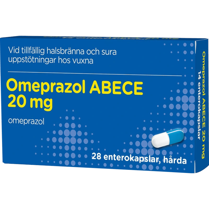 ABECE Omeprazol 20 mg 28 kapslar ABECE