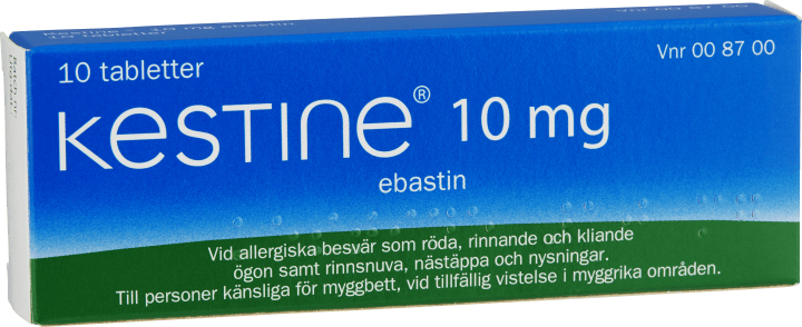 Kestine filmdragerad tablett 10 mg 10 st Kestine