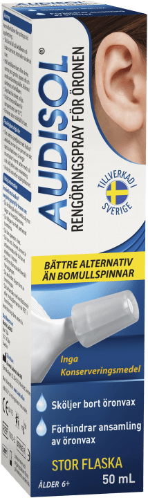 Audisol Rengöringspray Öron 50 ml Audisol