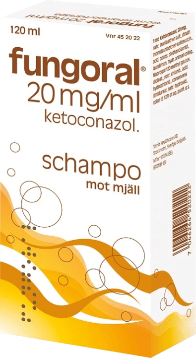 Fungoral schampo 20 mg/ml 120 ml Fungoral