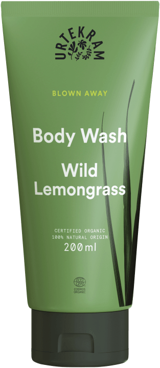Urtekram Blown Away Wild Lemongrass Body Wash 200 ml Urtekram