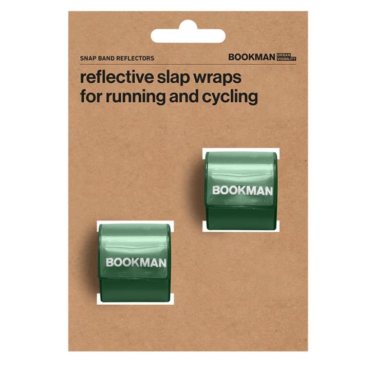 Bookman Snap Band Reflectors Green 2-pack Bookman