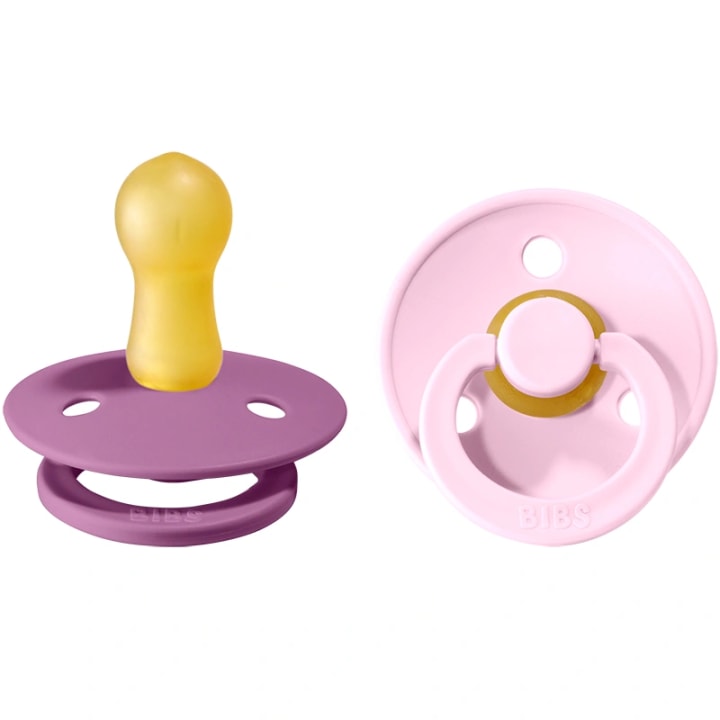 BIBS Napp Lavender / Baby Pink 6-18 månader 2-pack Bibs
