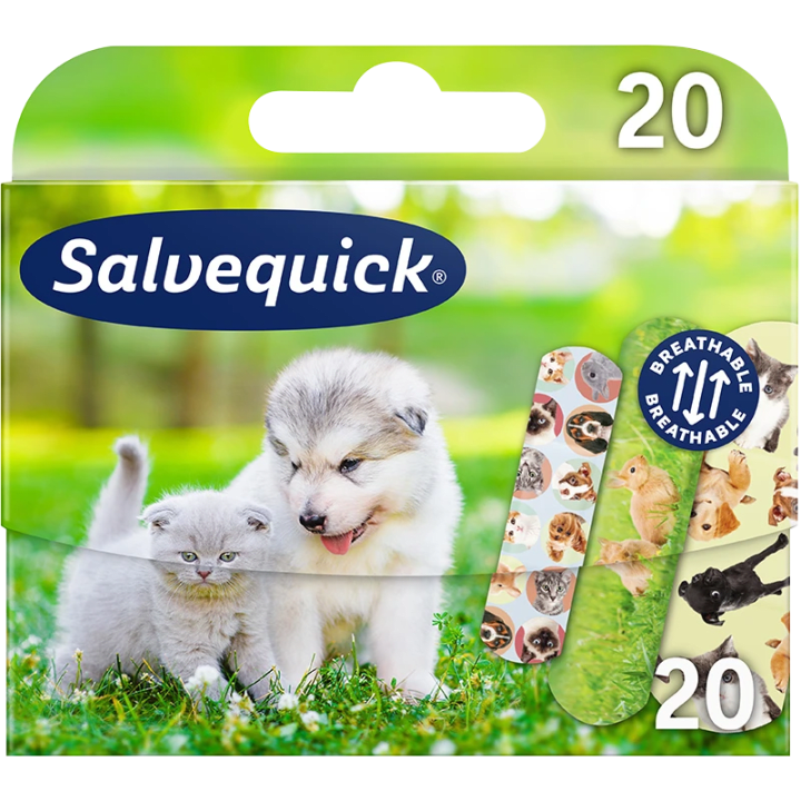Salvequick Animals barnplåster 20 st Salvequick
