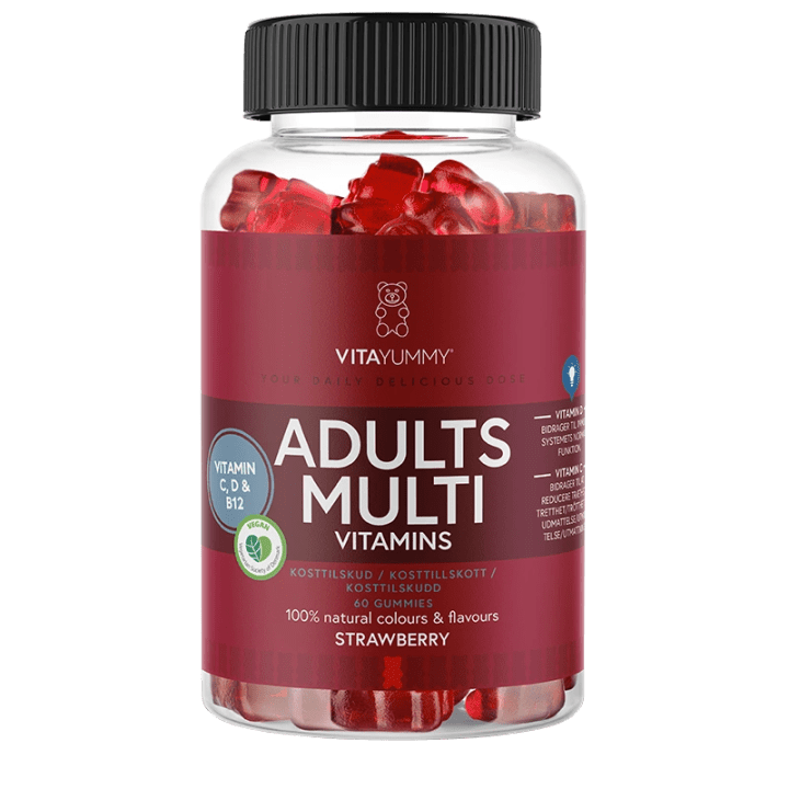 VitaYummy Adults Multivitamin Strawberry 60 st VitaYummy