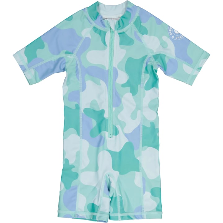Geggamoja UV Dräkt Camo 50+ Mint 146/152 Geggamoja