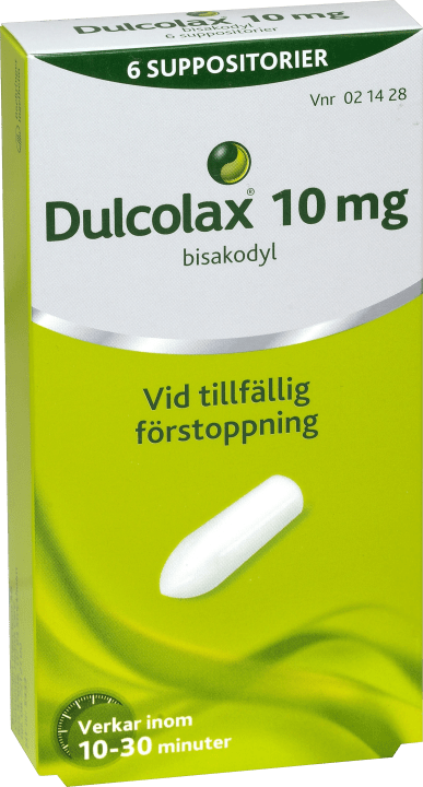 Dulcolax suppositorium 10 mg 6 st Dulcolax
