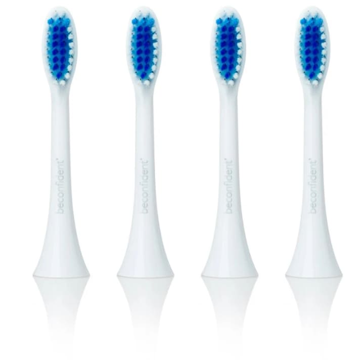 Beconfident Sonic Regular Tandborsthuvud Vit 4-pack Beconfident