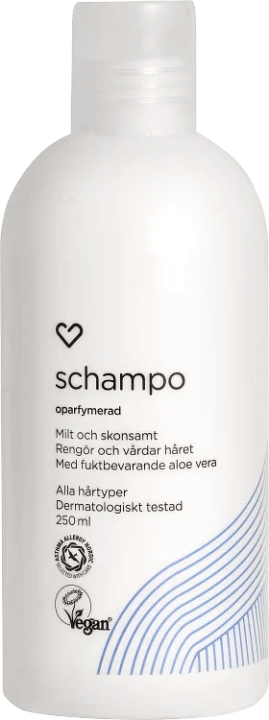 Hjärtats Schampo Oparfymerat 250 ml Hjärtats