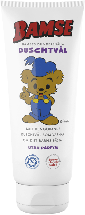 Bamse Bamses Dundersnälla Duschtvål Oparfymerad 200 ml Bamse