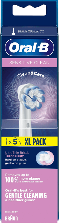 Oral-B Sensitive Clean & Care Borsthuvud 5-pack Oral-B