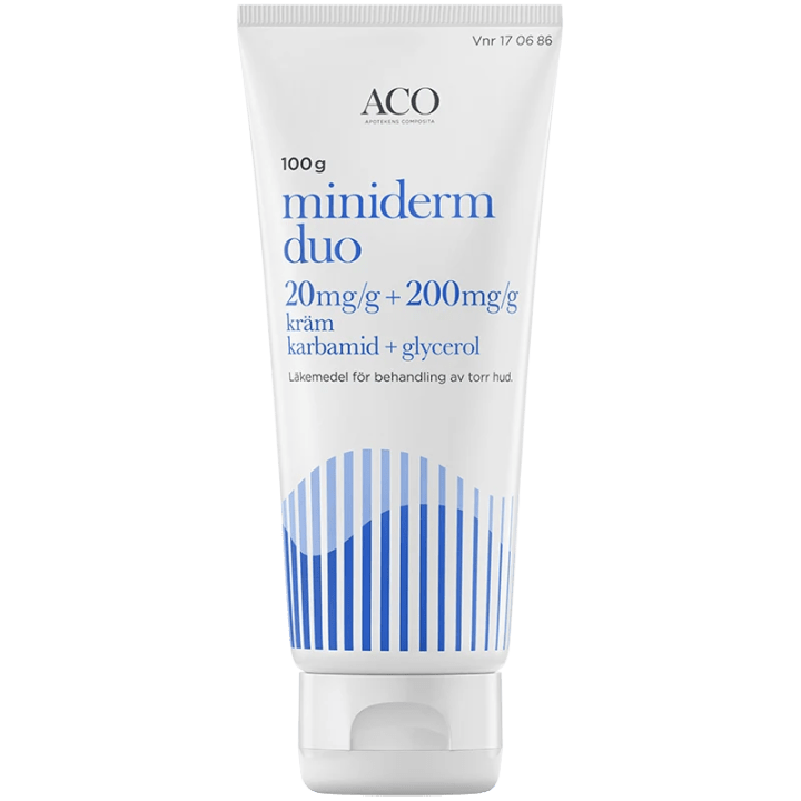 Miniderm Duo Kräm 20mg/g+200mg/g Tub 100g Miniderm