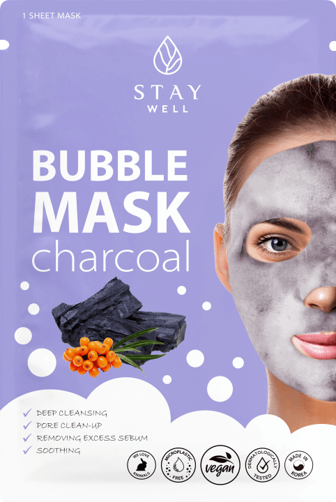Stay Well Deep Cleansing Bubble Mask Charcoal Stay Well