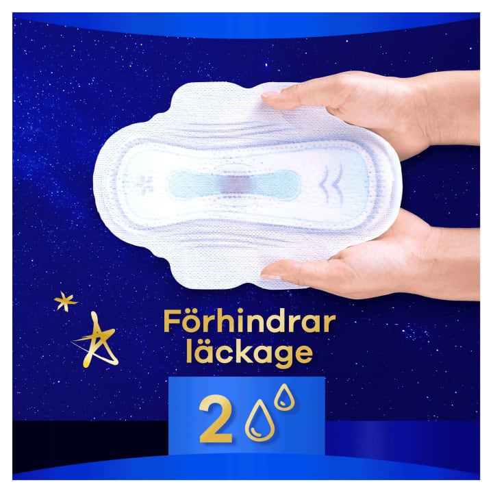 Always Ultra Secure Night Stl 4 Bindor Med Vingar 9 st Always