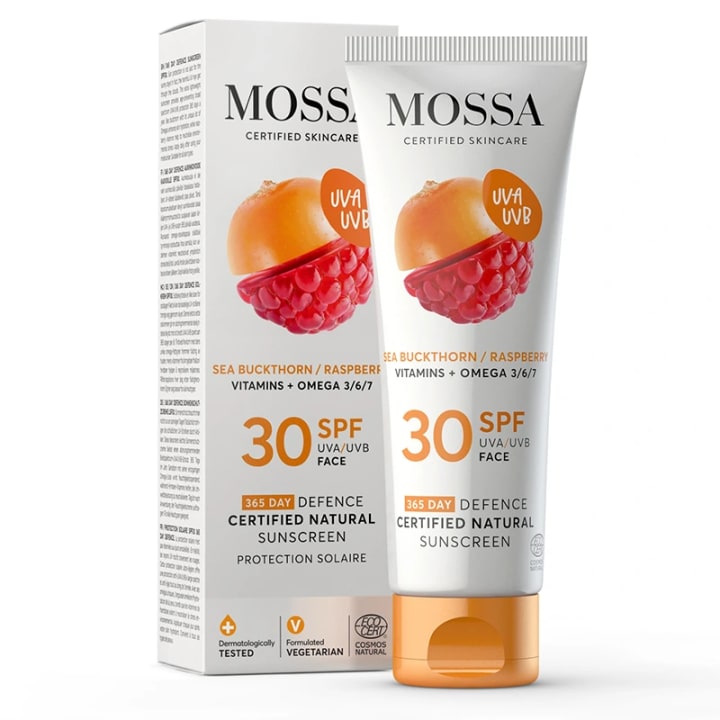 Mossa 365 Day Defence Cert Natural Sunscreen SPF30 50 ml Mossa