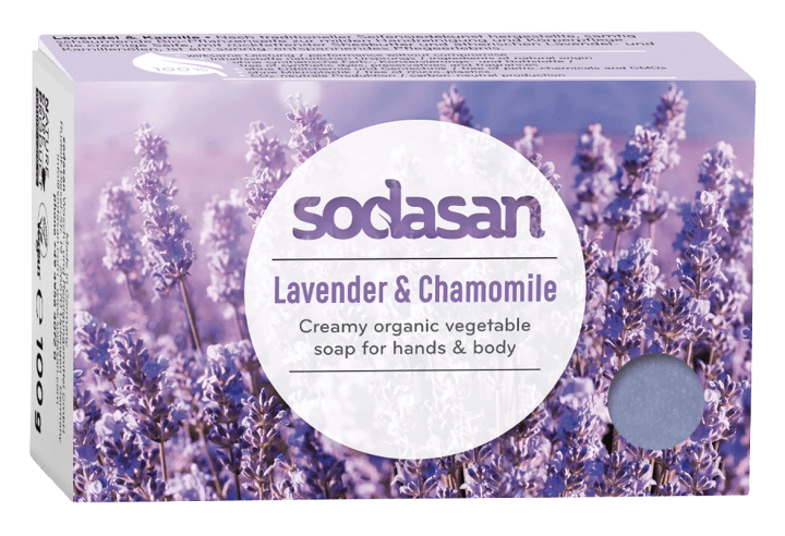 Sodasan Ekologisk Tvål Lavendel & Kamomill 100 g Sodasan