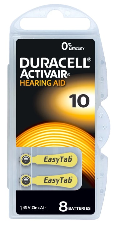 Duracell Activair batteri typ 10 8 st Duracell