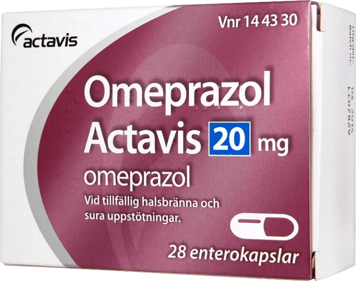 Omeprazol Actavis kapsel 20 mg 28 st Actavis