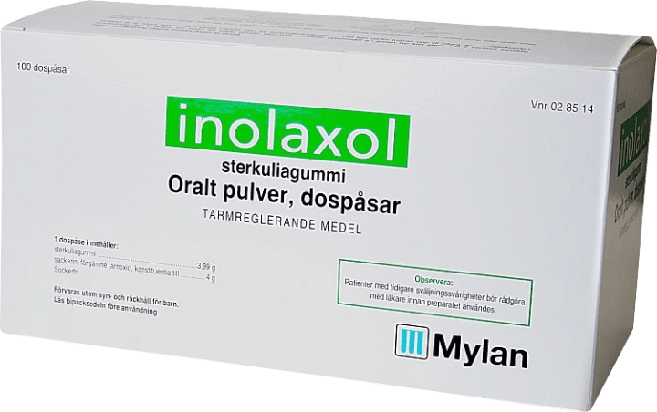 Inolaxol oralt pulver dospåse 100 st Inolaxol
