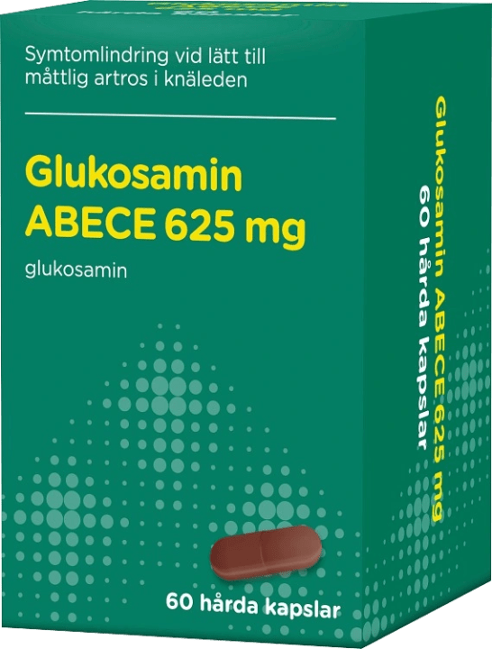 Glukosamin ABECE Kapsel hård 625 mg 60 st ABECE