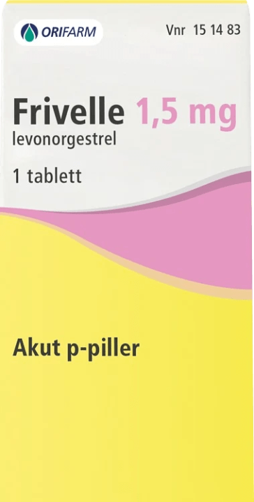 Frivelle tablett 1,5 mg, 1 tablett Frivelle