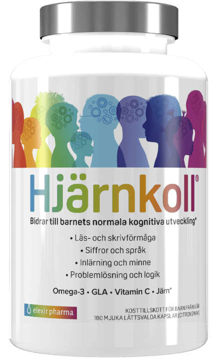 Elexir Hjärnkoll 180 kapslar Elexir Pharma