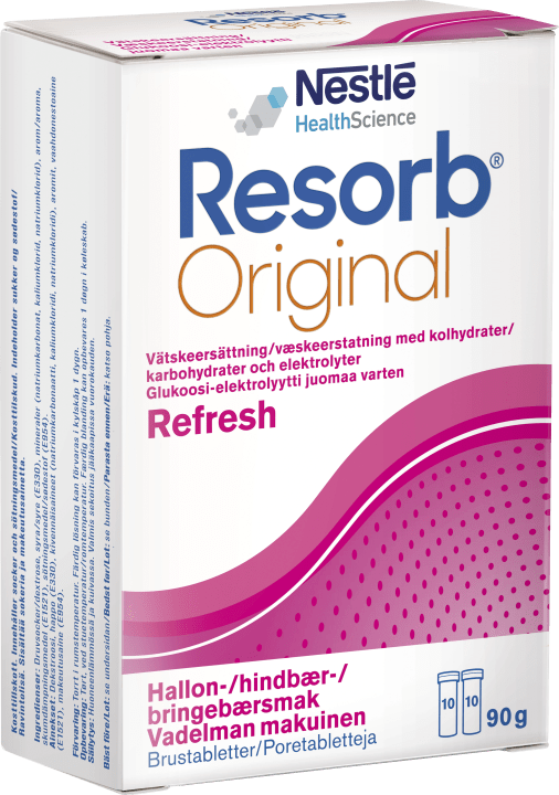 Resorb Original Hallon 20 brustabletter Resorb