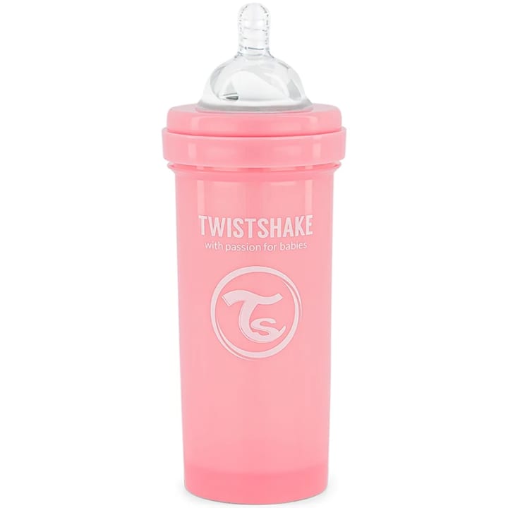 Twistshake Anti-Colic nappflaska 260 ml Pastell Rosa Twistshake