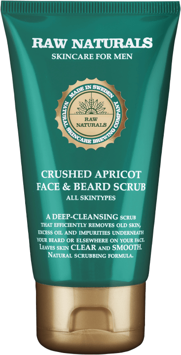 Raw Naturals Crushed Apricot Face & Beard Scrub 75 ml Raw Naturals