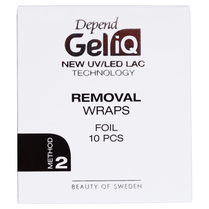 Depend Gel iQ Removal Wraps Foil 10 pcs Depend