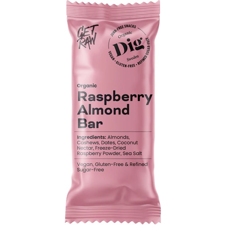 Dig Raspberry & Almond Bar 42 g Dig