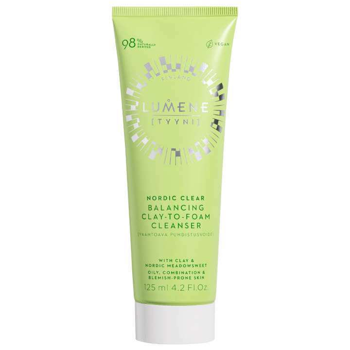 Lumene Nordic Clear Balancing Clay-to-Foam Cleanser 125 ml Lumene