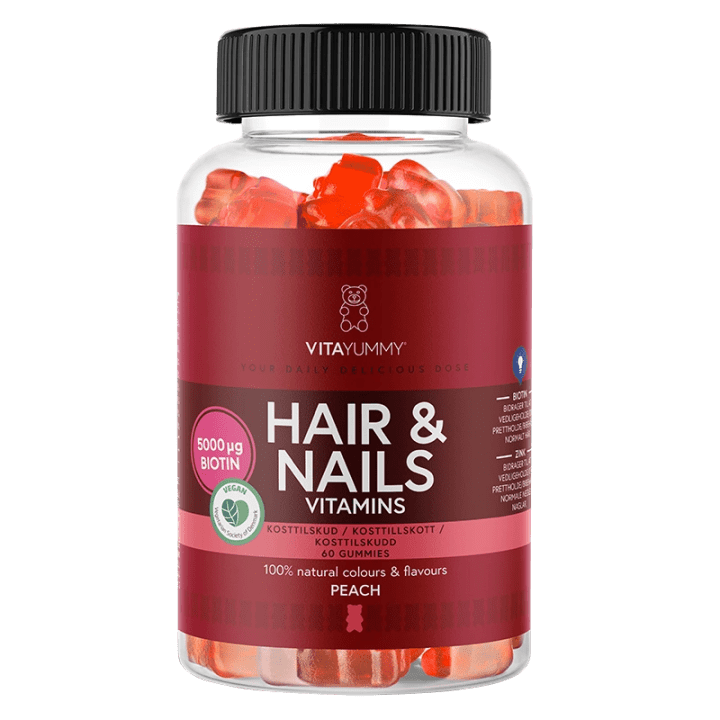 VitaYummy Hair & Nails Peach 60 st VitaYummy