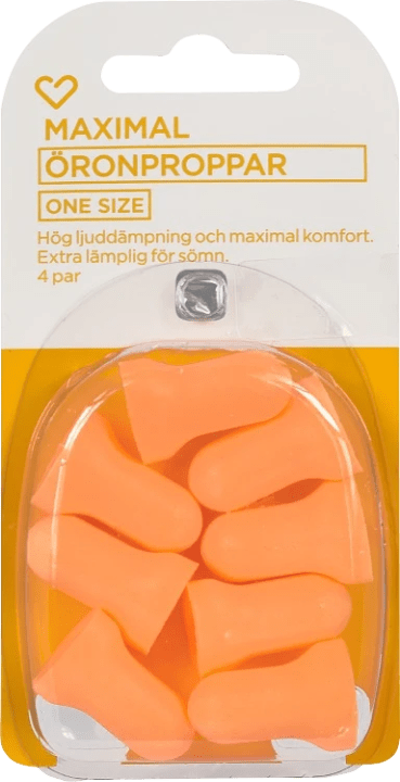 Hjärtats öronproppar maximal 4 par Hjärtats