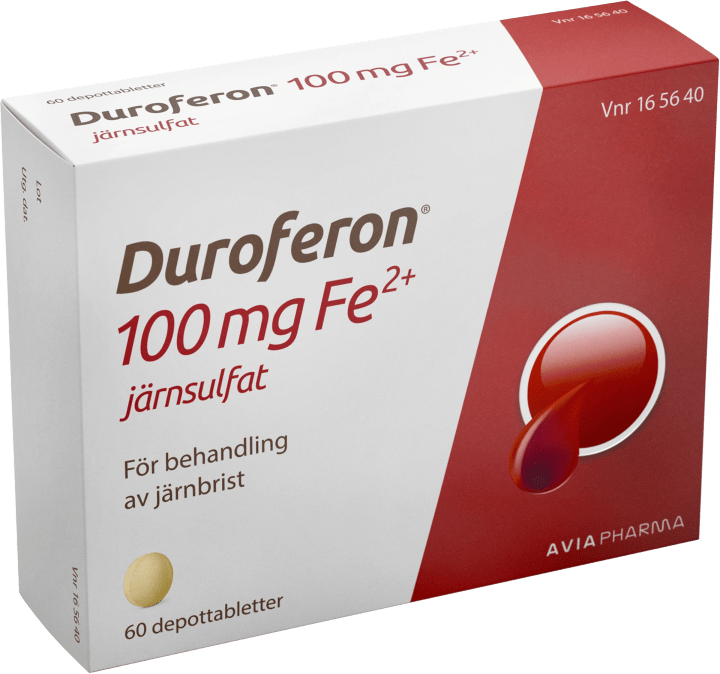 Duroferon® Depottablett 100mgFe2+ Blister, 60tabletter Duroferon