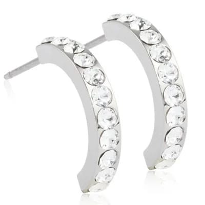 Blomdahl Örhängen Pendant Brilliance Curved Crystal Blomdahl