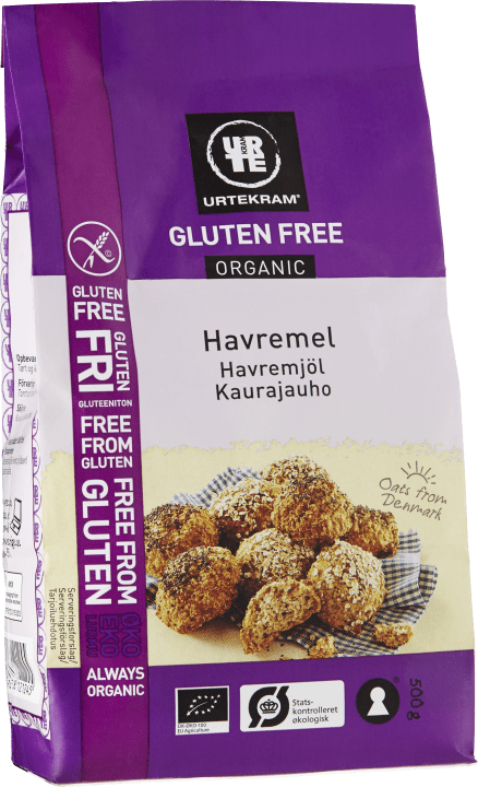 Urtekram glutenfri HAVREMJÖL Eko 500 g Urtekram