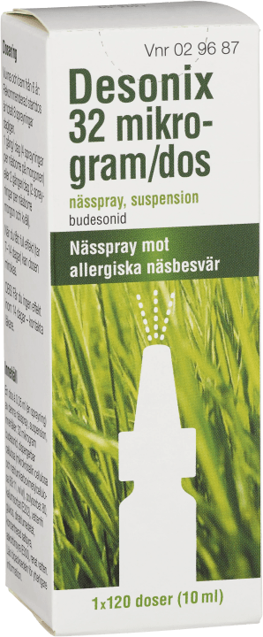 Desonix nässpray 32 µg/dos 120 doser Desonix