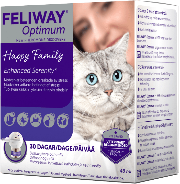 Feliway Optimum Doftavgivare med Flaska 48 ml Feliway