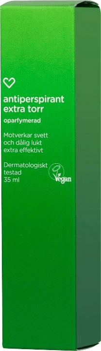 Hjärtats Antiperspirant Extra Torr Oparfymerad 35 ml Hjärtats