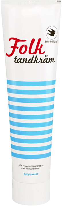 Folktandkräm Vuxen Frisk Pepparmint 100 ml Folktandkräm